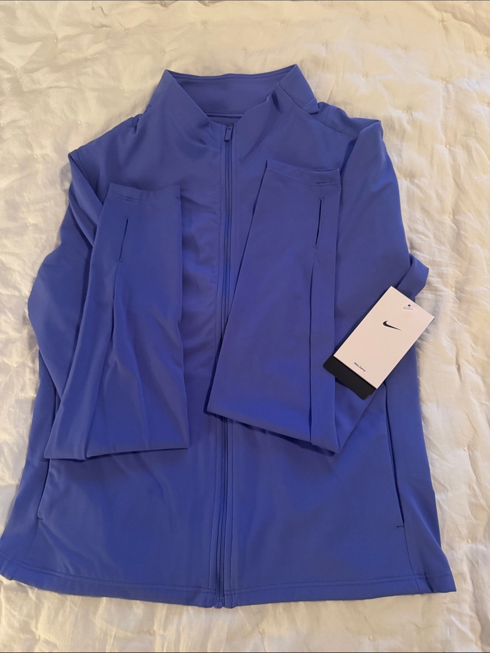 NWT Nike Sapphire Blue Full-Zip Athletic Jacket